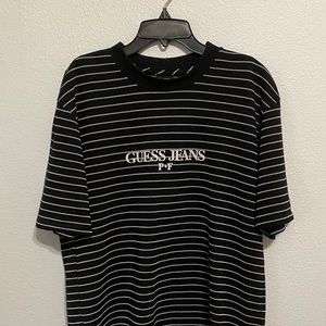 Guess x Places and Faces Collab Striped Tee